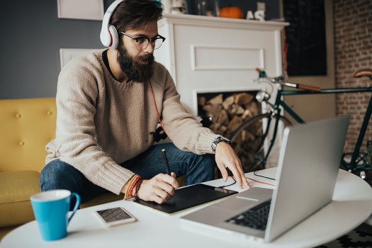 working remotely from another country canada